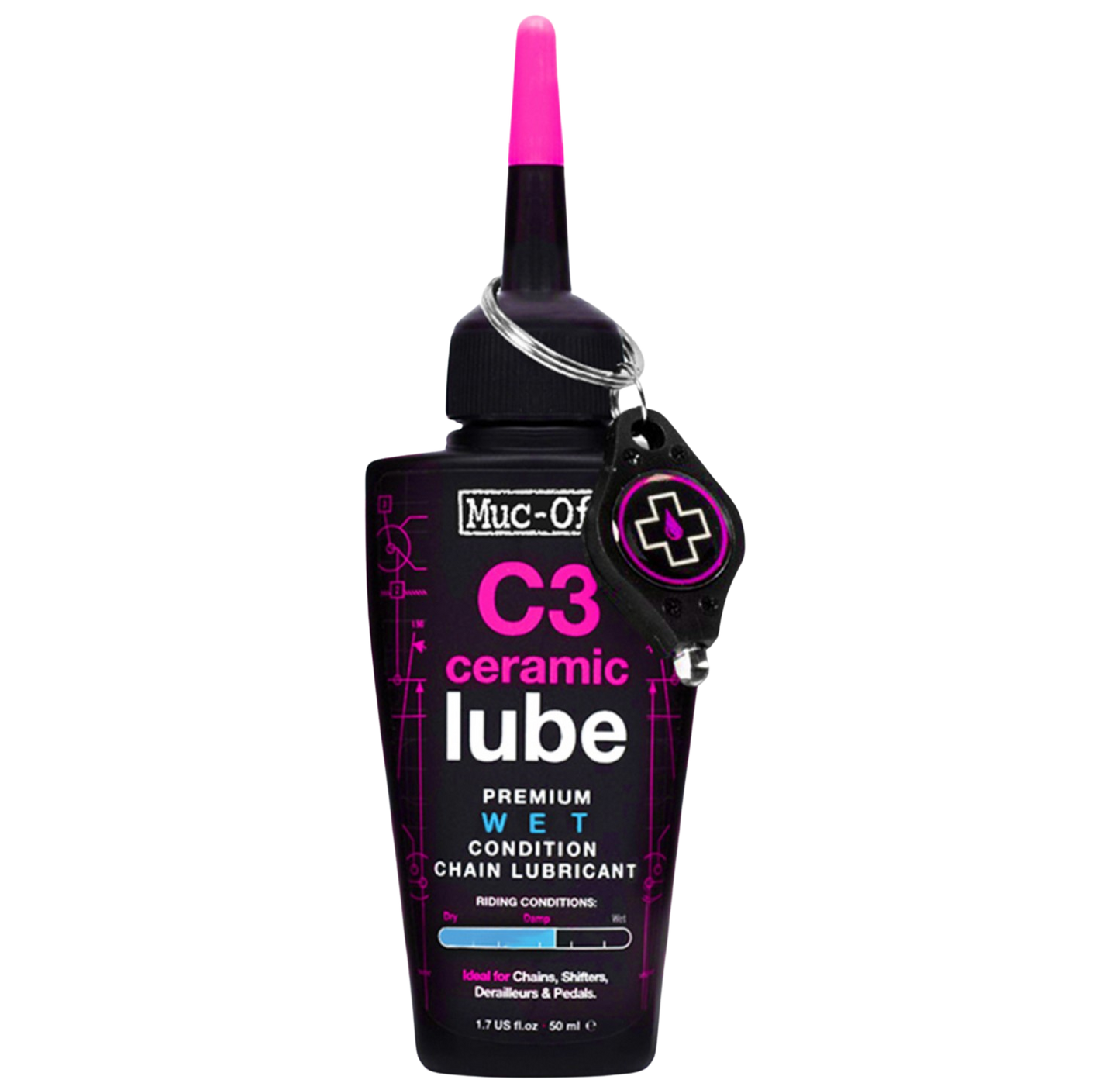 Muc-Off C3 Keramik Kettenöl für Nässe 50ml